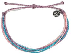 Pura Vida Bright Original Bracelet - Ocean Sunrise Multi Casual Purple Jewelry For Festival, Adjustable Braided Bracelets, Casual Purple Bracelet For Everyday, Trendy Adjustable Bracelets For Everyday, Casual Purple Bracelets With Sliding Knot, Casual Everyday Bracelets With Adjustable Cord, Casual Everyday Purple Bracelets, Casual Bracelets With Adjustable Cord For Everyday, Adjustable Multicolor Bracelets