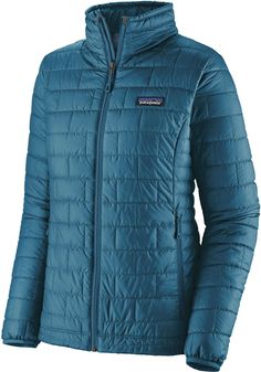 As a sleek micro-belay parka on chilly rock routes or as an insulated layer in winter storms  the women's Patagonia Nano Puff jacket traps body heat and blocks wind using mostly recycled materials. Patagonia Nano Puff Jacket, Insulated Jacket Women, Patagonia Nano Puff, Types Of Insulation, Puff Jacket, Body Heat, Rei Co-op, Patagonia Womens, Canada Goose Jackets