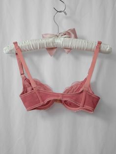 Lovely rouge pink. Lightly padded. Underwire. Adjustable straps with single front clasp closure. SIZE NOTES Tag reads size 32B. Seems to fit more like a 32A. Seen on 5’2, 34” bust, 28.5” waist, 41” hip CONDITION Excellent vintage condition, no major flaws to note. Pink Underwire Bra With Straps, Pink Padded Underwire Bra, Feminine Pink Bra With Adjustable Straps, Fitted Pink Bra With Adjustable Straps, Mtv Cribs, Accesories Jewelry, Pink Bra, Victorian Era, Pink Aesthetic