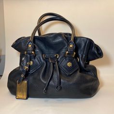 Italian Leather Black Marc By Marc Jacob’s Hand Bag 15x 12 Inches Very Clean Almost Never Used Still Has The Togs Inside College Bags, Jacob Black, Marc Jacobs Bag, Vintage Bags, Marc By Marc Jacobs, Hand Bag, Italian Leather, Marc Jacobs, How To Look Better