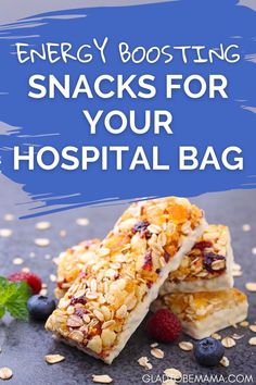 energy booster snacks for your hospital bag