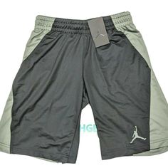 Jordan Sportswear Rise Basketball Shorts Fit: Men's Color: Grey Style: Ar2830 -013 Msrp: $35.00 We Carry Hundreds Of Brand New Authentic Nike And Jordan Items At Great Prices. All Orders Ship Next Business Day Guaranteed To Be 100% Authentic Brand New With Original Tags All Shoes Shipped Double Bagged Please Message Us With Any Questions 12000+ Orders With 100% Feedback On All Platforms Casual Green Bottoms For Sports Season, Nike Casual Athletic Fit Shorts, Casual Green Athletic Shorts For Sports Season, Casual Green Athletic Shorts For Sports, Casual Green Athletic Fit Shorts, Shorts Fit, Grey Style, Shorts Nike, Basketball Shorts