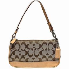 Used Coach Signature Demi Pouch 6094 Bags Handbags Women's (Sku: Gzl13mr4) === General === Brand : Coach === Design === Type : Handbag Material : Canvas , Leather Color : Brown Gender : Women === Size === Size (Hxwxd) : 13cm X 21cm X 6cm / 5.11'' X 8.26'' X 2.36'' === Included Items === Accessories : None Accessories Notice : Before Purchasing, Please Refer To The Images Of The Accessories Included With The Item. === Condition === Condition : Used (Good) Ranking : Rank Ab Used - Traces Of Usage, Functional Accessories, Brown Coat, Canvas Handbags, Brown Canvas, Canvas Leather, New Bag, Woman Colour, Luxury Branding, Bags Handbags