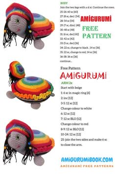 an advertisement for the amigurum book with two images of a turtle wearing a mexican hat