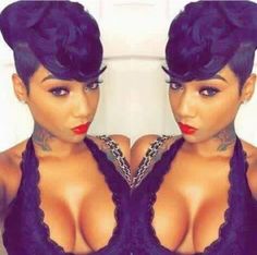 Pixie Cut Black Women, Voice Of Hair, Easy Hairstyles For Medium Hair, Quick Weave Hairstyles, Short Sassy Hair, Sassy Hair, Dope Hairstyles, Short Hair Styles Easy, Easy Hairstyles For Long Hair