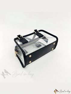 Bird in Bag - Clear PVC Square Binding Contactor Bag, Stadium Approved 12 x 12 x 6 Clear Tote Bag for Concert and Sporting Rectangular Box Bag With Removable Pouch For School, Rectangular Black Cosmetic Bag Gift, Clear Rectangular Bag With Removable Pouch, Rectangular Bags With Clear Strap For Daily Use, Rectangular Bag With Clear Strap For Daily Use, Black Rectangular Cosmetic Bag, Large Capacity Clear Rectangular Satchel, Clear Rectangular Shoulder Bag For Travel, Black Rectangular Case Shoulder Bag Gift