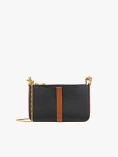 Chloé Marcie Pouch On Chain | Chloé US Luxury Evening Shoulder Bag With Grained Texture, Luxury Grained Texture Shoulder Bag For Evening, Luxury Grained Texture Evening Shoulder Bag, Elegant Evening Bag With Grained Texture, Evening Leather Shoulder Bag With Grained Texture, Evening Shoulder Bag With Grained Leather, Chic Evening Bag With Grained Texture, Chic Evening Bags With Grained Texture, Black Evening Bags With Grained Texture