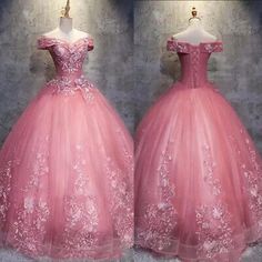 (eBay) Find many great new & used options and get the best deals for Princess Quinceanera Dresses Off The Shoulder Corset Sweet 15 16 Prom Ball Gowns at the best online prices at eBay! Free shipping for many products! Quinceanera Dresses Off The Shoulder, Princess Quinceanera Dresses, Matric Dress, Ball Gown Quinceanera Dresses, Quinceanera Dresses Pink, Pink Ball Gown, Ball Gowns Princess, Gown Plus Size, Prom Ball Gown