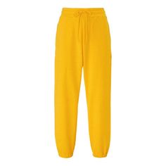 Onitsuka Tiger Graphic Joggers Sweatpants 'Yellow' 2183B278-750 Yellow Pants With Elastic Waistband, Yellow Straight Pants With Elastic Waistband, Yellow Athleisure Bottoms With Pockets, Yellow Bottoms With Pockets For Loungewear, Relaxed Fit Yellow Pants With Pockets, Yellow Pants With Elastic Waistband For Loungewear, Yellow Loungewear Bottoms With Pockets, Yellow Relaxed Fit Pants With Pockets, Yellow Loungewear Pants