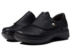 Naot Lagoon - Women's Maryjane Shoes : Soft Black Leather/Jet Black Leather : Lend an elegant note to your casual or formal style while enjoying an elevated comfort wearing the Naot Lagoon Flats. Sleek leather upper. Breathable textile lining. Cushioned leather insole. Easy slip-on style. Classic round toe. Durable synthetic outsole. Imported. Measurements: Weight: 13 oz Product measurements were taken using size EU 37 (US Women's 6), width M. Please note that measurements may vary by size. Weig Comfort Wear, Formal Style, Mary Jane Shoes, Jet Black, Soft Black, Loafers Men, Dress Shoes Men, Oxford Shoes, Dress Shoes