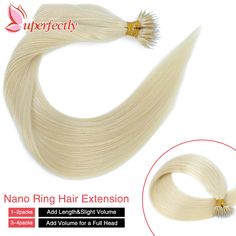 Uperfctly Straight Nano Ring Human Hair Extension Brazilian Human Remy Hair Extensions Microlink Fusion Hair, Remy Hair Extensions, Remy Hair, Hair Extension, Human Hair Extensions, Keratin, Hair Extensions, Human Hair, Better Living