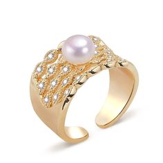 Pearl Rings-Real Natural Pearl Ring New Ins Personality Simple Irregular 14K Gold Gild Design Female Open Ring Jewelry For Woman Style: Cute/Romantic Size Per Pearl: 7-8mm Side Stone: Zircon Shape\pattern: Geometric Setting Type: Bezel Setting Rings Type: Wedding Bands Pearl Type: Freshwater Pearls Pearl Shape: Semiround Occasion: Party Model Number: 1 Metals Type: Gold Filled Main Stone: PEARL Item Weight: 12g Item Type: Rings Gender: Women Model Number:1005003526218787 Gold Plated Pearl Ring For Wedding, Elegant Pearl Toe Ring For Anniversary, Gold Plated Open Pearl Ring For Wedding, White Gold Plated Wedding Rings, Elegant Gold-plated Couple Rings For Wedding, Gold Open Ring Pearl Fine Jewelry, Gold Pearl Open Ring For Promise, Gold Open Ring Pearl Ring For Wedding, Gold Open Pearl Ring For Wedding