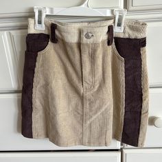 Cute Multicolored Corduroy Skirt. Never Worn, Brand-New. Size S Brown Corduroy Mini Skirt, Sky Brown, Corduroy Skirt, Womens Skirt, Brand New, Skirt, Women Shopping, Color