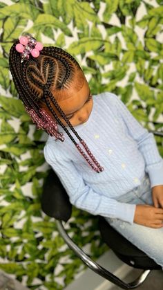 Girls Braided Hairstyles Kids, Buns Braids