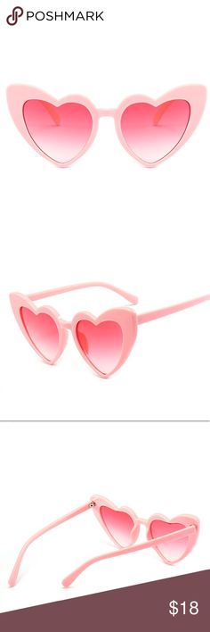 Pink Heart Shaped Cat Eye Sunglasses Pink Heart Shaped cat eye plastic sunglasses. These are so cute and perfect for summer! ✨  Available in White • Red ultradee Accessories Sunglasses Cute Heart Shaped Sunglasses For Spring, Cute Heart-shaped Sunglasses For Spring, Cute Heart Print Sunglasses For Valentine's Day, Cute Heart-shaped Spring Sunglasses, Cute Heart-shaped Tinted Sunglasses, Pink Heart-shaped Sunglasses As Gift, Heart-shaped Pink Sunglasses As Gift, Heart-shaped Pink Sunglasses For Gift, Casual Pink Heart-shaped Sunglasses