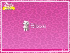 a pink leopard print background with the word blissa in white on it's bottom corner