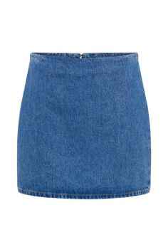 For walks into the sunset.Discover the ELLIE Denim Mini Skirt, a versatile and stylish addition to your wardrobe. Crafted with a side zip for easy wear, this skirt boasts an A-line silhouette that flatters the figure. With its mid-rise waist and mini length, it offers a trendy and youthful look suitable for various occasions. Elevate your ensemble with the Ellie Denim Mini Skirt, perfect for adding a touch of casual chic to your outfit rotation. Pair with the Ellie Denim Short Sleeve Top for a m Outfit Rotation, High Waist Skirt, Denim Patterns, Skirt Sets, Denim Short, Denim Shorts Women, Blue Skirt, Denim Mini, Denim Mini Skirt