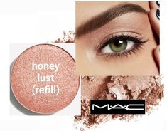 MAC Lustre Eyeshadow REFILL  Color:  HONEY LUST Size:  .05 oz New in box 100% authentic **FREE SHIPPING** Mac Dazzleshadow, Mac Eyeshadow, Eyes Makeup, Colorful Eyeshadow, Natural Makeup Looks, Makeup Skin Care, Skin Makeup, Natural Makeup, Makeup Looks