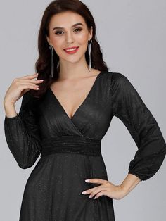 This Dress is fashionable for every occasion. the dress is made-to-order by professional tailors. You can choose from 50 colors, Regular sizes 2 to 16 and plus sizes 14w to 26W. Custom size is also available. Elegant V-neck Mini Dress For Dinner, Fitted V-neck Evening Dress For Dinner, Dressy V-neck Dinner Dress, Fitted Evening Dress With Surplice Neckline For Party, Fitted Surplice Neckline Evening Dress For Party, V-neck Evening Dress For Dinner, Party V-neck Midi Dress With Fitted Bodice, Dinner Evening Dress With Fitted Bodice And V-neck, Dressy V-neck Evening Dress For Dinner