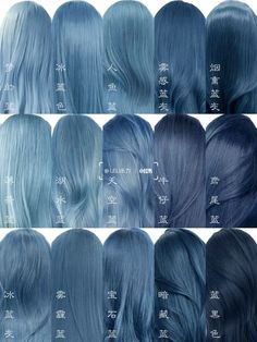 blue hair colors women Ashy Blue Hair, Ash Blue Hair, Long To Short Haircut, Extreme Haircut, Silver Blue Hair, Baby Blue Hair, Haircut Transformation, Blue Grey Hair, Before And After Hair