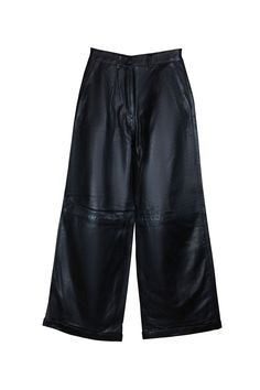 A classic piece, great for work to a night-out, these wide pants are very flattering and glamorous 100% Lamb skin Leather Runs true to size (keep in mind that they will stretch as you wear them) Model is 165cm/5'6" waist 69cm, hip 98cm (wearing a size SMALL) Care: professional leather clean only For returns or exchanges, please read terms and conditions on our website inseam for a small is 28in or 71cm Pants Large, Leather Cleaning, Wide Pants, Keep In Mind, Harem Pants, Night Out, Skin, Pants, Leather