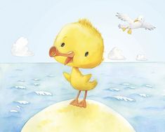 Little Yellow Duckling | Children's Illustrators | Children's Books Yellow Duckling, Artists For Kids, Artist Portfolio, Books For Kids