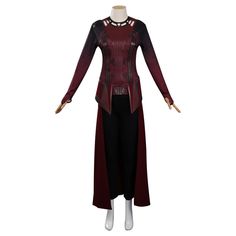 Scarlet Witch Wanda Carnival Costume L Red Fitted Costume For Themed Events, Fitted Red Costumes For Themed Events, Fitted Fandom Cosplay Costume For Halloween, Fitted Fandom Costume For Cosplay, Fandom Costumes For Costume Party And Cosplay Events, Themed Cosplay Costume For Fantasy Events, Fandom Costumes For Halloween And Fantasy Events, Red Fitted Costume For Cosplay, Fantasy Cosplay Costume For Halloween And Conventions