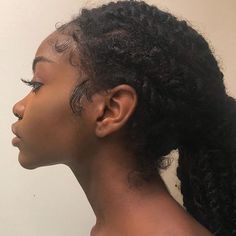 Side Portrait, Side Profile, 인물 사진, Afro Hairstyles, Black Girls Hairstyles, Brown Skin, Protective Hairstyles, Hair Goals, Cortes De Cabello Corto