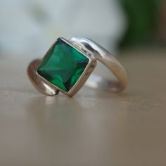 square green tourmaline gemstone 925 Sterling Silver Ring, 18K Rose Gold, 18K Yellow Gold Ring Jewelry, Unique gift Jewelry Gemstone : green tourmaline Stone Size : 8 mm Ring Size : Please Choose Your Size stone Color : green Material : Sterling silver It's a unique gift for anyone zodiac style ring . Please Notice before checkout :- Due to we use natural stones, the stones may vary slightly in shape, size and color. Contact us for any other gemstone customization before checkout. We ship parcel Green Sterling Silver Square Cut Ring, Rectangular Green Emerald Ring In Sterling Silver, Sterling Silver Emerald Ring With Square Cut As Gift, Square Cut Green Emerald Ring Gift, Square Cut Emerald Ring In Sterling Silver, Handmade Green Emerald Cut Ring, Handmade Green Emerald-cut Emerald Ring, Gold Ring Jewelry, Gold Rings Jewelry