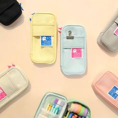 "Pencil Case 8 Colors 🌈 This cute little pen pouch is great to keep small things in like pens, stationeries, chargers, bobby pins, hair ties, makeups, and more! Detail * Comes in 8 colors: Ivory, Yellow, Light Blue, Blue, Pink, Emerald, Gray & Black * Size: 95 x 210 x55mm * Material: Cotton, nylon * 2 inner pockets 🐻 Matching 11\" iPad Case: https://www.etsy.com/listing/1314244248" Portable Pouch Stationery For Back To School, Portable Pouch Pencil Case For School, Multifunctional Rectangular Pencil Case With Pen Holders, Multifunctional Portable Pouch For School, Rectangular Zipper Pouch Stationery For School, Cute Stationery For Back To School Organization, Everyday Portable Pencil Cosmetic Bag, Back To School Zipper Pouch Stationery For Organization, Back To School Pencil Pouch For Daily Use