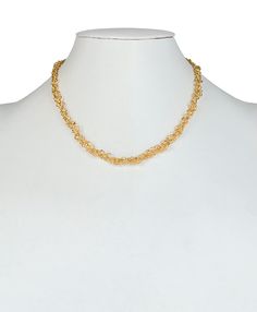 Add elegance to your look with this alluring necklace. It goes with any outfit, from casual to dressy. Metal plated, zinc alloy Lobster claw closure Approx 18"(L) x 1/4"(W) with 3" extender Nickel free, protective pouch included Elegant Metal Necklace For Everyday Use, Trendy Adjustable Chain Necklace For Formal Events, Elegant Everyday Metal Necklace, Elegant Adjustable Chain Necklace With Lobster Clasp, Trendy Metal Jewelry Wire Wrapped, Elegant Silver Necklace For Everyday Use, Wire Wrapped Choker Jewelry, Trendy Gold Jewelry For Everyday Use, Elegant Everyday Metal Jewelry