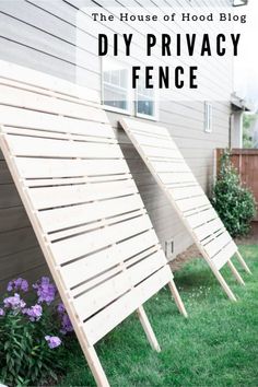 the house of hood blog diy privacy fence