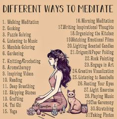 Witchy Yoga Aesthetic, Witchy Affirmations, Witchcraft Meditation, Witch Meditation, Tips For Mental Health, Spiritual Notes, Everyday Magic, Manifestation Meditation, Witch Spirituality