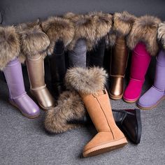 Dressing Outfits, Boots With Fur Trim, Over The Knee Leather Boots, Knee Leather Boots, Fur Boots Women, Boots With Fur, Leather Over The Knee Boots, Gucci Boots, Hot Boots