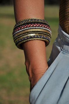 Boho chic wood bangle , decorated with sequins and beadsChoose a different colors and patterns of this model: https://etsy.me/2D23AETItem Features:- Wood, sequins, beads, wire rope- Lightweight- Width: 1.96" (5cm)-Inner diameter 2.6" (6.6 cm)Processing: This item is ready and we be shipped out with in 1-2 days.- Accepting PayPal and credit cards: Visa, Mastercard, American Express and DiscoverShipping:We offer standard shipping. You have the option of choosing express shipping in 2-3 days.Theses Hoop Bracelet, Boho Bangle Bracelets, Bracelets Hippie, Sequin Jewelry, Hippie Accessories, Hippie Bracelet, Man Bracelet, Embroidered Bracelet, Bracelets Boho