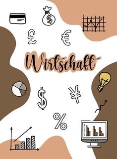 the words wirtshaft surrounded by icons