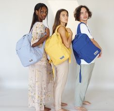 "Our Earth Backpack is made using heavy-duty 14 oz organic cotton canvas. These fairtrade backpacks are spacious and feature one large exterior pocket, one small interior pocket, and a laptop compartment. Our organic backpacks can be used for school, college, outdoor activities, traveling, and more! Each purchase supports Feeding America's campaign to end hunger by helping donate meals to kids and families in need. Features Long zipper double-sided pulls Laptop compartment for 13-15 inches lapto Backpack For College, Sustainable Backpack, Backpacks For School, Feeding America, Bottle Sleeves, College Backpack, Sustainable Gifts, Pencil Bags, School Backpack