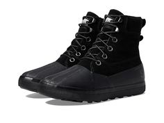 SOREL Cheyanne Metro II Boot WP - Men's Boots : Black/Jet : Leather sourced from a tannery that achieved a Silver Rating from the Leather Working Group (LWG). , Up the style game and walk with comfort on all terrains wearing SOREL Cheyanne Metro II Boot WP. Leather and synthetic upper. Textile lining and insole. Round toe. Lace closure. Brand logo on the back. Ankle pull tab. Synthetic outsole. Imported. Measurements: Weight: 1 lb 3 oz Product measurements were taken using size 9, width D - Medi Black Jet, Sorel Boots, Chain Strap Bag, Oversized Tote Bag, Floral Shoes, Mens Shoes Boots, Mens Scarves, Men's Boots, Moto Boots