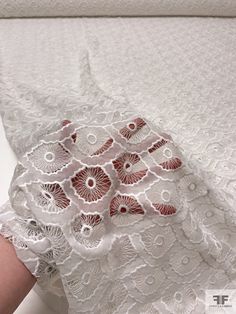 Content: Polyester Color: White Width: 52 inches Fashion District, Fabric Yardage, Cotton Voile, Fashion Fabric, White Fabrics, Quality Fashion, Fabric By The Yard, Scales, Embroidery Stitches