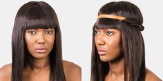 Twisted Headband Braided Bangs Hairstyles, Cute Bangs, Celebrity Haircuts, Twisted Headband