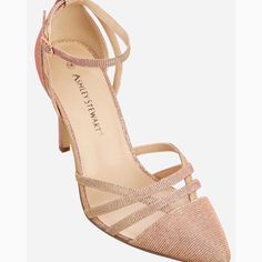 Gorgeous Sleek & Sexy Rose Pump With Caged Heel. Adjustable Ankle Buckle Closure, Wrap Around Strap. 4” Heel. Ww. Nib Glamorous Pink Strappy Heels, Cute Shoes Heels, Caged Heels, Wide Width Shoes, Wide Calf Boots, Plus Size Beauty, Ashley Stewart, Girls Sandals, Casual Shoes Women