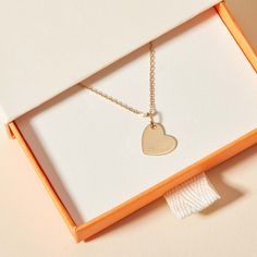 Capture a never-ending love story in solid gold with our Personalized 9 Carat Gold Heart Necklace. With room to engrave a treasured name on the front and an unforgettable date on the reverse, this personalized necklace is an extra-special gift for a cherished mom, friend, bride or loved one.&nbsp;9K Fine GoldCharm: 0.4 x 0.4Charms are removable from this chain and can be worn on all Merci Maman chain lengthsHand-engraved in our Paris workshopSent with love in a complimentary gift boxAny slig Elegant Double Heart Charm Necklace Keepsake, Elegant Double Heart Charm Necklaces For Keepsake, Customizable Heart Pendant Necklace For Gift, Rose Gold Birthstone Necklace For Mother's Day, Elegant Birthstone Necklace For Mother's Day Anniversary Gift, Elegant Birthstone Necklace For Anniversary Or Mother's Day, Classic Heart Pendant Necklace With Birthstone, Mother's Day Keepsake Jewelry With Hallmark, Name Initial Pendant Necklaces For Anniversary Gift