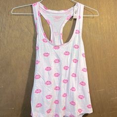 For Sale Is A Brand New Woman’s Victoria’s Secret Racer Back Tank Top Shirt Tee Smoke-Free Clean Home. Pink Racerback Top For Loungewear, Casual Pink Racerback Top, Victoria's Secret Pink Sleeveless Top, Pink Graphic Print Racerback Top, Pink Racerback Top For Spring, Victoria's Secret Summer Stretch Tops, Victoria's Secret Stretch Summer Tops, Victoria's Secret Sleeveless Loungewear Top, Victoria's Secret Summer Loungewear Top