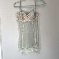 Never Worn. Super Sexy. Fitted Sheer Sleepwear By Victoria's Secret, Fitted Sheer Victoria's Secret Sleepwear, Victoria's Secret Fitted Coquette Sleepwear, Women's Intimates, Victoria’s Secret, Choker, Choker Necklace, Victoria's Secret, Slip On