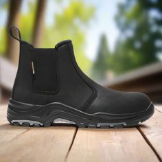 Work Boots BA601 Black - Botas de trabajo Black Work Boots, Black Work, Work Boots, High Grade, Leather Upper, Boots, Black