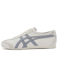 Onitsuka Tiger MEXICO 66 Shoes 'White Grey Blue' 1183B771-201 80s Shoes Women, Onitsuka Tiger Outfit, Italy Summer Aesthetic, Tiger Shoes, Tiger Mexico 66, Onitsuka Tiger Mexico 66, Mexico 66, Limited Edition Sneakers, Onitsuka Tiger