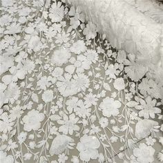 Transform your special occasions into unforgettable moments with our exquisite lace fabric. Designed for elegance and grace, this high-quality lace is the perfect choice for formal events such as weddings, red carpet affairs, proms or homecoming celebrations. Timeless beauty and delicate sheerness add a touch of sophistication to any garment, making it ideal for creating stunning dresses, gowns, and other formal wear. The soft and luxurious texture ensures both comfort and style, while its durab Red Carpet Affair, White Lace Fabric, Lace Art, Bridal Lace Fabric, Bridal Dresses Lace, Wedding Dress With Veil, Embroidered Lace Fabric, Bridal Fabric, Wedding Dress Fabrics