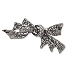 This versatile brooch features a bow with glass rhinestones and comes with a hidden bail for use as a pendant. Colors, shapes and sizes may vary in each lot. Artistic Wire, Everyday Jewelry, Silver Wire, Copper Wire, Copper, Beads, Sterling Silver, Pendant, Glass