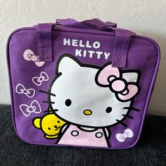 Nwot Hello Kitty Lunch Bag. Very Spacious Main Compartment And Has A Zippered Pocket In The Back. Very Cute. Perfect For School Lunches Or For Work. Hello Kitty Lunch Bag, Avengers Backpack, Hello Kitty Lunch, Sequin Handbag, School Bookbags, Cute Hello Kitty, Grey Backpacks, Lunch Box Bag, Toddler Backpack