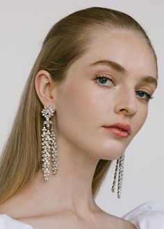 Ice Earrings, Crystal Fringe, Luxury Hair Accessories, Stunning Style, Jennifer Behr, New Earrings, Luxury Hair, Everyday Accessories, Contemporary Jewellery